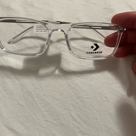 CONVERSE Translucent Gray/White Eyeglasses Man/Woman (No Case) - Picture 4 of 6